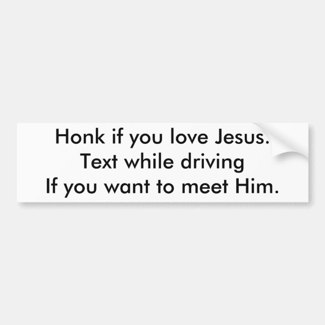 Tuta, om du älskar Jesus.Text-stunddrivingIf dig… Bildekal (Framsidan)