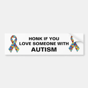Tuta, om du älskar någon med Autism Bildekal