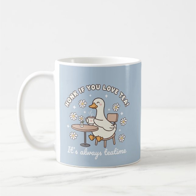 Tuta Om Du älskar Te Söt Gås Mugg (Vänster)