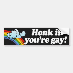 TUTA OM DU ÄR GAY -.png Bildekal