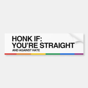 TUTA OM DU ÄR HETERO OCH MOT HAT - .png Bildekal