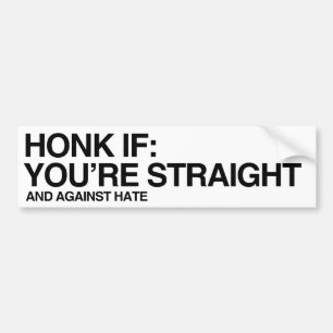 TUTA OM DU ÄR HETERO OCH MOT HAT - .png Bildekal