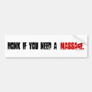 Tuta Om Du Behöver En Massage. Bildekal