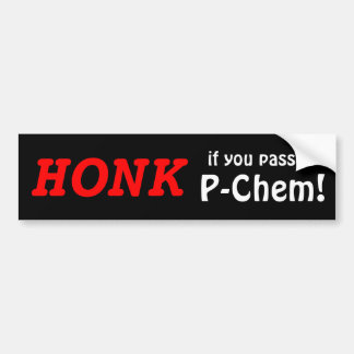 TUTA, om du passerade P-Chem! (rött/svart) Bildekal