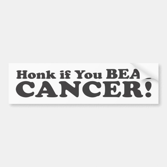 Tuta, om du slår cancer! - Bildekal (Framsidan)
