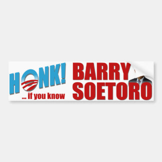 Tuta, om du vet Barry Soetoro Bildekal