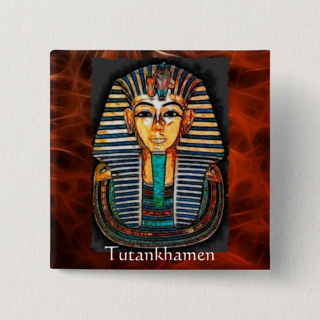 TUTANKHAMEN Egyptian Pharaoh Gift Range Knapp (Framsida)
