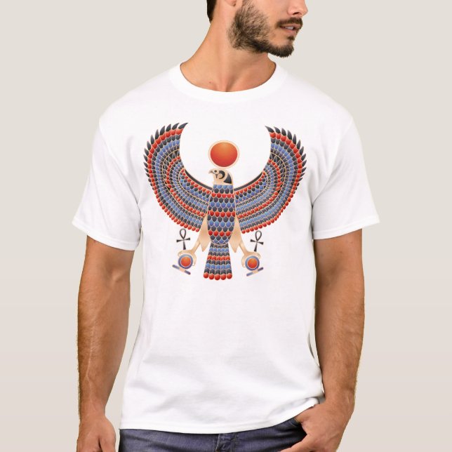 Tutankhamen falk tee shirt (Framsida)