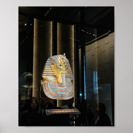 Tutankhamen gul mask | Forntida egyptisk farao Poster