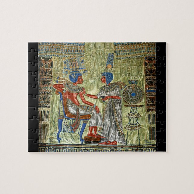 Tutankhamons biskopsstol pussel (Horisontell)