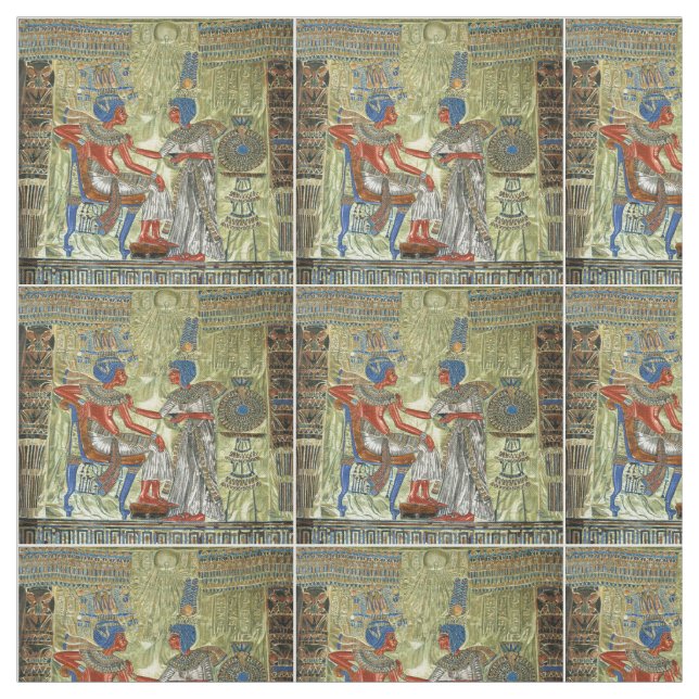 Tutankhamons biskopsstol tyg (Provkarta)