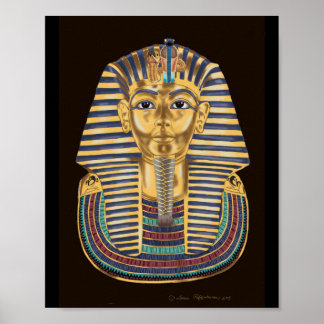 Tutankhamon's Golden Mask Poster
