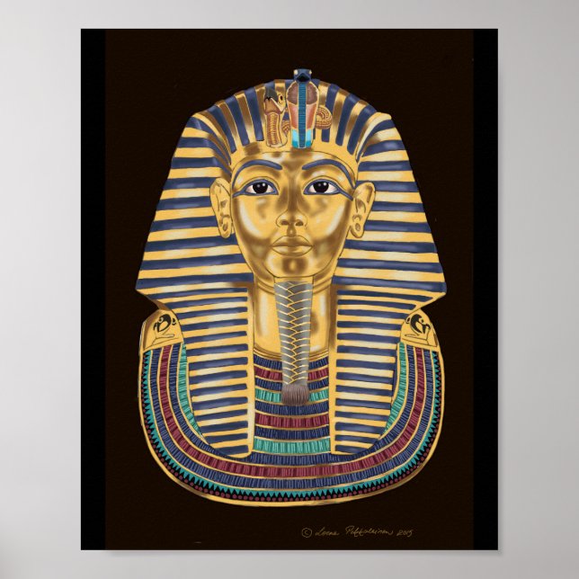 Tutankhamon's Golden Mask Poster (Framsidan)