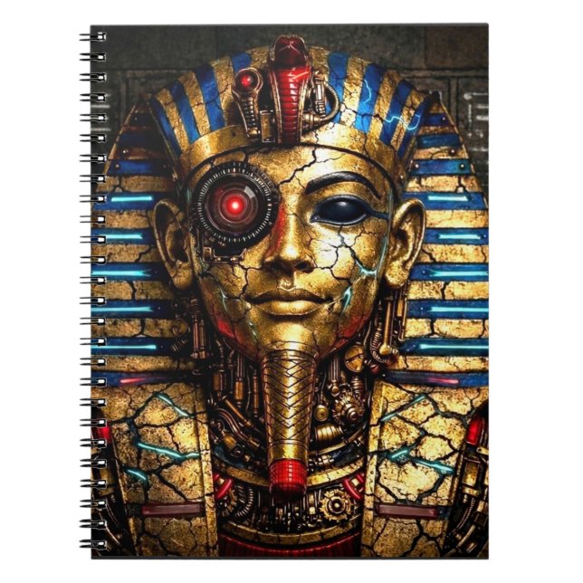 Tutankhamun 2.0: Den Cybernetiska Kungen Anteckningsbok (Framsidan)