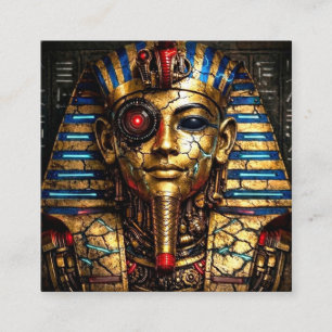 Tutankhamun 2.0: Den Cybernetiska Kungen Fyrkantigt Visitkort
