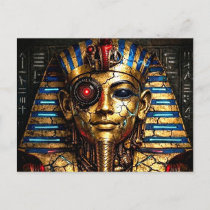 Tutankhamun 2.0: Den Cybernetiska Kungen Vykort