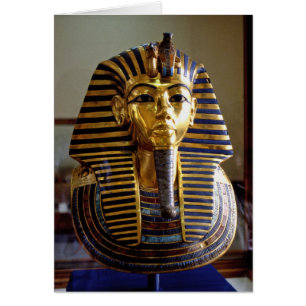 Tutankhamun - Burialmask Hälsningskort
