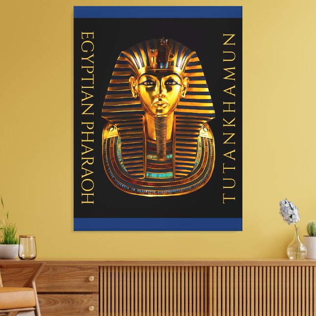 TUTANKHAMUN Discovery Centennial Canvastryck (Insitu (Vardagsrum))