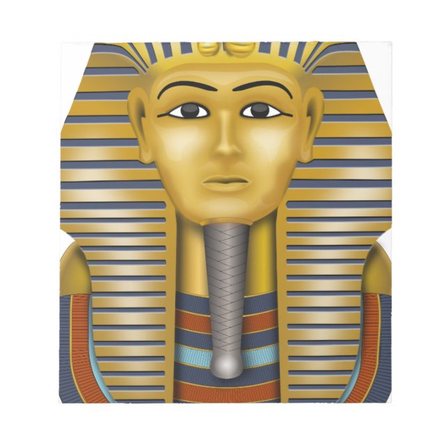 Tutankhamun egyptisk mask anteckningsblock (Framsida)