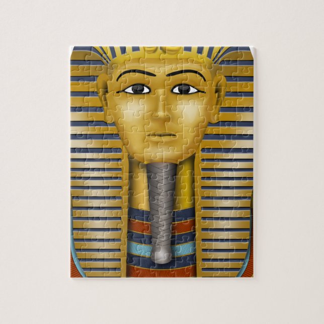 Tutankhamun egyptisk mask pussel (Vertikal)
