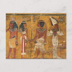 Tutankhamun Grav, North Wall Vykort