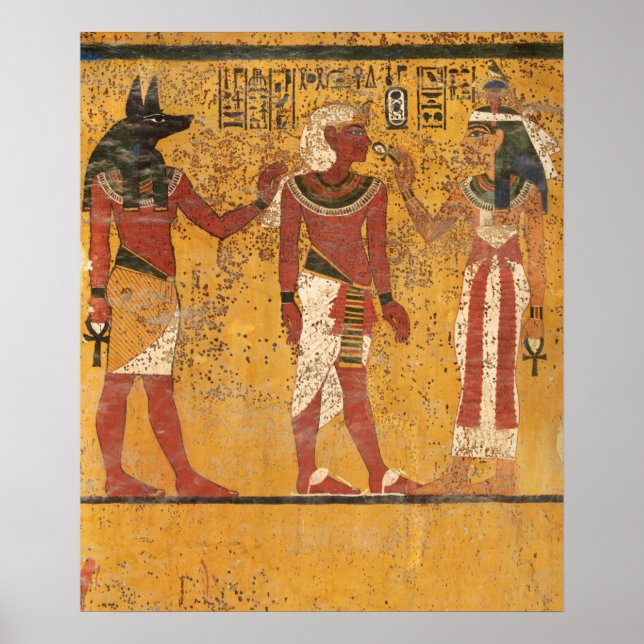Tutankhamun Grav, South Wall by Egyptens History Poster (Framsidan)