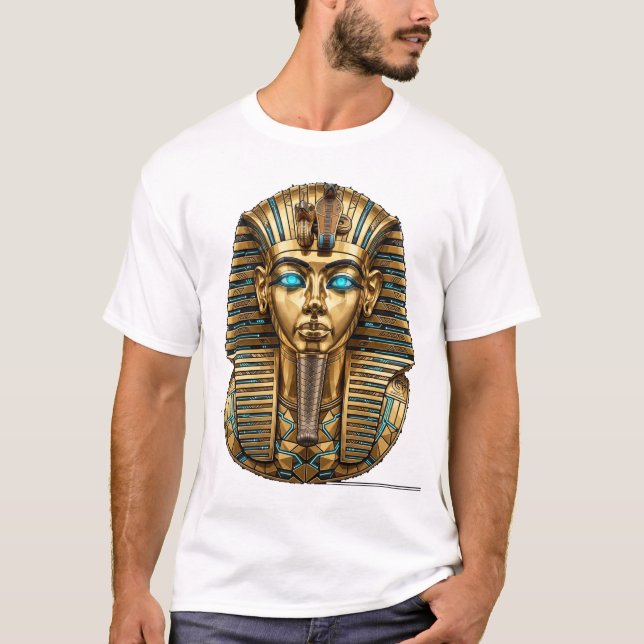 Tutankhamun Gyllene Farao T Shirt (Framsida)