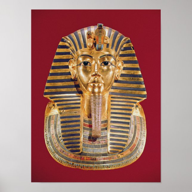 Tutankhamun-masken Poster (Framsidan)