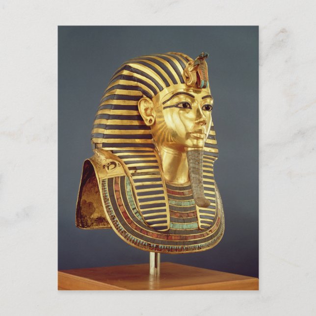 Tutankhamun-masken Vykort (Framsida)