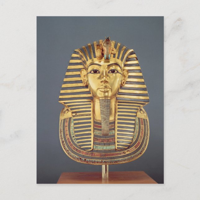 Tutankhamun-masken Vykort (Framsida)