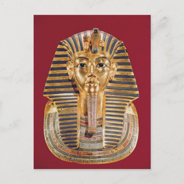 Tutankhamun-masken Vykort (Framsida)