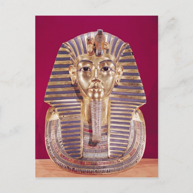 Tutankhamun-masken Vykort (Framsida)