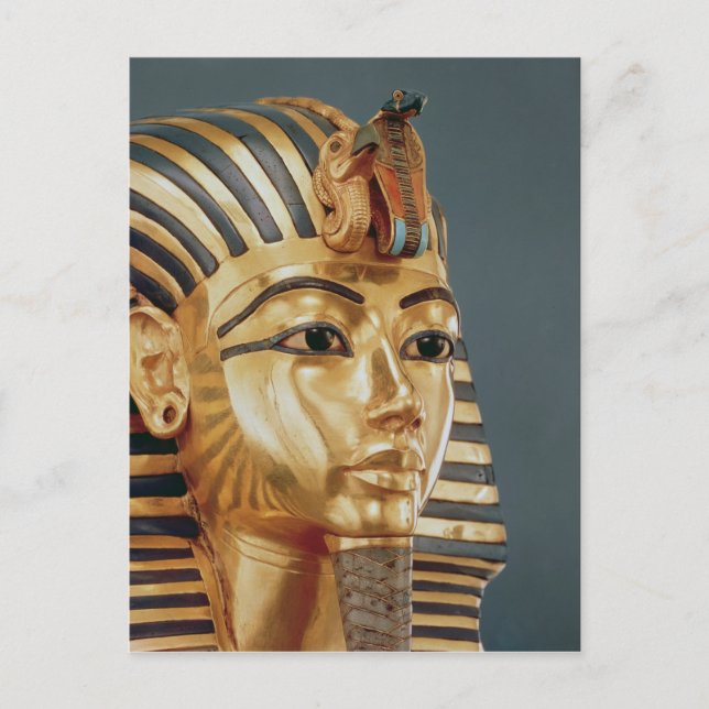 Tutankhamun-masken Vykort (Framsida)