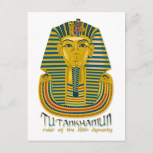Tutankhamun mummy, den gamla Kung Tut av Egyptenen Vykort