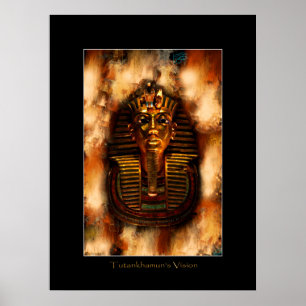 TUTANKHAMUN Poster den egyptiska konsten VISION