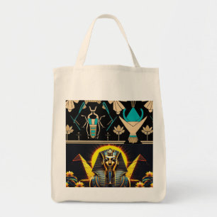 Tutankhamun & Pyramids Ancient Egyptian Art Tygkasse