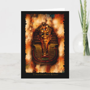TUTANKHAMUN VISION Ancient Egyptian Pharaoh Card Tack Kort