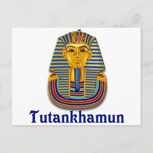 Tutankhamun Vykort (Framsida)