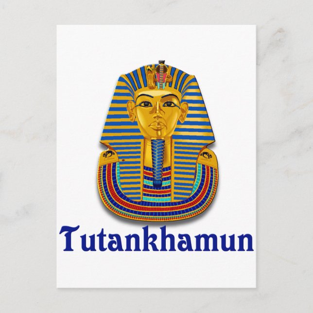 Tutankhamun Vykort (Framsida)