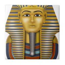Tutankhamuns egyptiska mask kakelplatta