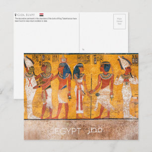 Tutankhamuns grav, Egypt vykort