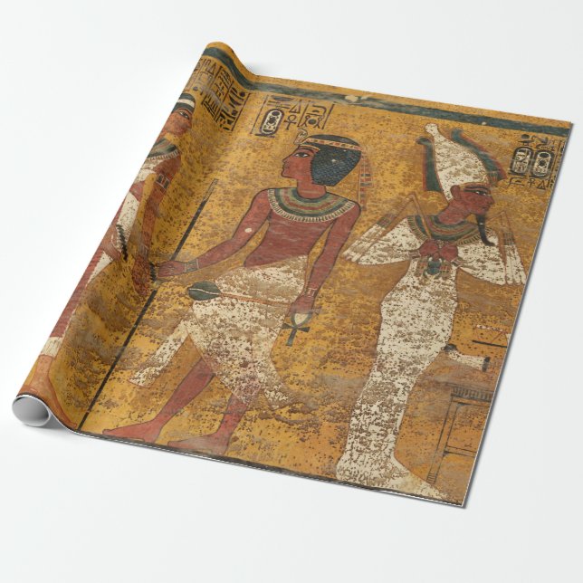 Tutankhamuns grav, nordvägg presentpapper (Utrullad)