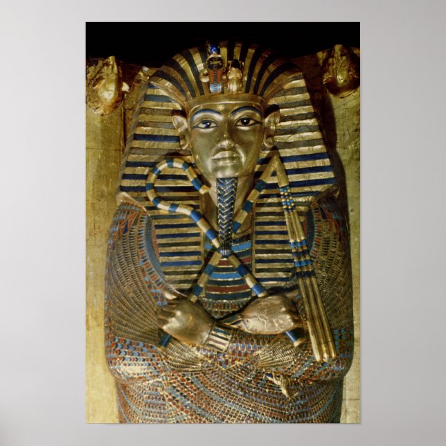 Tutankhamuns innersta kista poster (Framsidan)