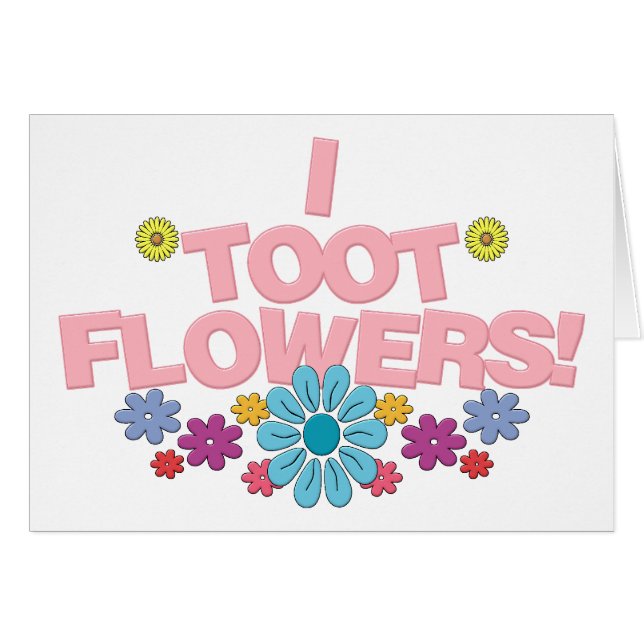 TUTBLOMMOR HÄLSNINGSKORT (Framsidan Horizontal)