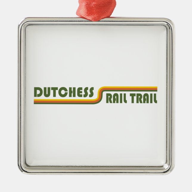Tutchess Rail Trail Julgransprydnad Metall (Framsidan)