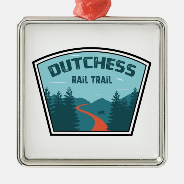 Tutchess Rail Trail Julgransprydnad Metall (Framsidan)