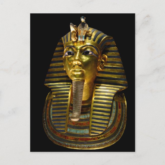 Tuthankamen Burial Mask Vykort (Framsida)