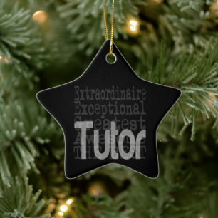 Tutor Extraordinaire Julgransprydnad Keramik