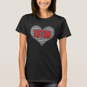Tutor Heart Shape Ord Cloud T Shirt