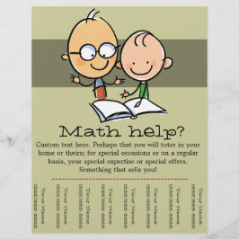 Tutor Tutoring Math Remo tear lakan Reklamblad